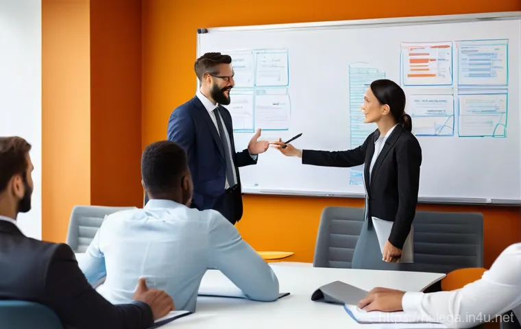 법무사로서 고객 응대 기술 - **Prompt 2: Global Digital Legal Meeting**
    "A focused male lawyer, in his late 40s, is engaged i...